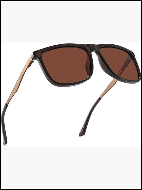 Extra Large 155mm Polarized Square Sunglasses for Big Heads main image 6